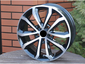 Jantes Look Skoda Octavia 16x6.5 5X112 ET 46 57.1 (Preto Polido)