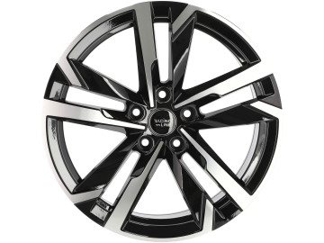 Jantes Look Skoda Enyaq 20x8.5 5X112 ET 38 57.1 (Preto Polido Metade Matte)