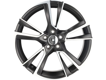 Jantes Look Skoda Fabia 17x7 5X100 ET 46 57.1 (Preto Polido Metade Matte)