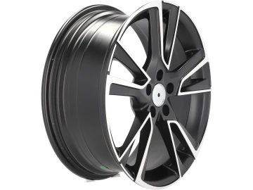 Jantes Look Skoda Fabia 17x7 5X100 ET 46 57.1 (Preto Polido Metade Matte)