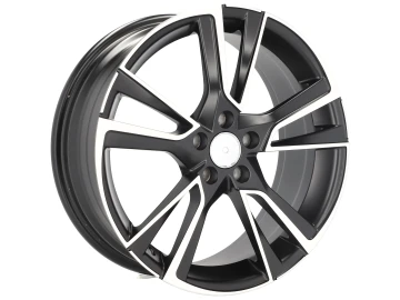 Jantes Look Skoda Fabia 17x7 5X100 ET 46 57.1 (Preto Polido Metade Matte)