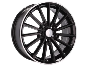 Jantes Look Skoda Octavia 18x8 5X112 ET 42 57.1 (Preto + Aba Polida)