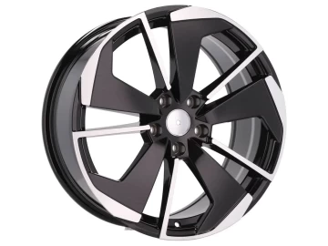 Jantes Look Skoda Octavia Combi RS 19x8 5X112 ET 45 57.1 (Preto Polido Metade Matte)