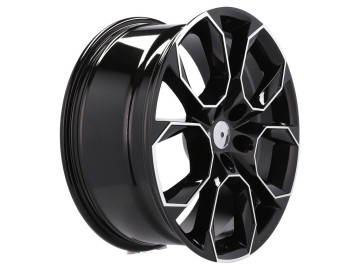 Jantes Look Skoda Octavia RS 16x6.5  5X100  ET  40  57.1 Preto Polido