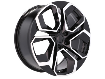 Jantes Look Skoda Octavia RS 17x7 5X112 ET 46 57.1 (Preto Polido)	