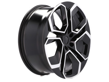 Jantes Look Skoda Octavia RS 17x7 5X112 ET 46 57.1 (Preto Polido)	