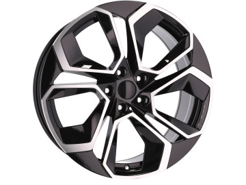 Jantes Look Skoda Octavia RS 17x7 5X112 ET 46 57.1 (Preto Polido)	