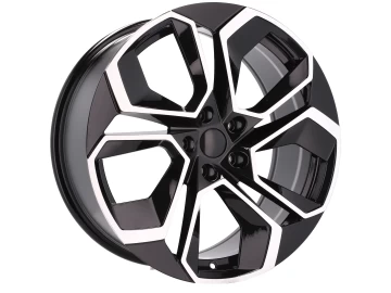 Jantes Look Skoda Octavia RS 17x7 5X112 ET 46 57.1 (Preto Polido)	