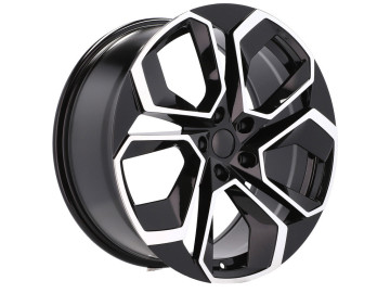Jantes Look Skoda Octavia RS 17x7.5 5X112 ET 45 57.1 (Preto Polido)