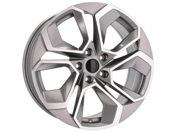 Jantes Look Skoda Octavia RS 18x8 5X112 ET 42 57.1 (Cinza Polido)