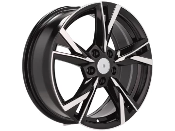 Jantes Look Skoda Octavia Scout 18x7.5 5X112 ET 48 57.1 (Preto Polido)