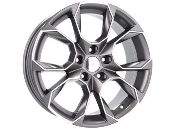 Jantes Look Skoda RS 17x7 5X112 ET 40 57.1 (Cinza Polido)
