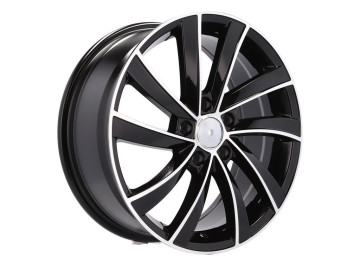 Jantes Look Skoda Strato 16x6.5 5X112 ET 42 57.1 (Preto Polido)