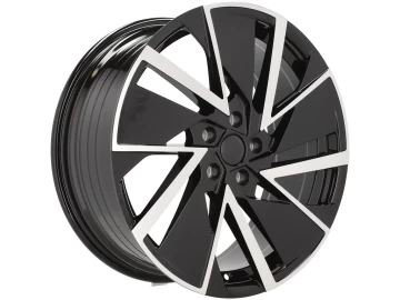 Jantes Look Skoda Superb 3 3V Vega 19x8 5X112 ET 45 57.1 (Preto Polido)