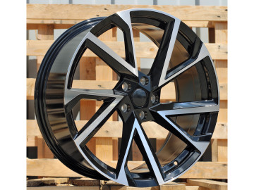 Jantes Look Skoda Vega 18x7.5 5X112 ET 40 57.1 (Preto Polido)