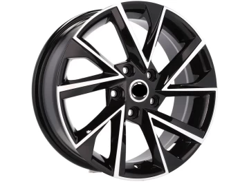 Jantes Look Skoda Vega 20x8.5 5X112 ET 38 57.1 (Preto Polido)