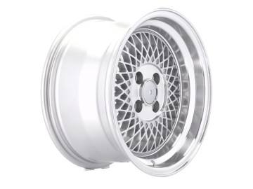 Jantes Look Stuttgard BBS R16x8 4X100 ET 25 73.1 (Prata Polida) 