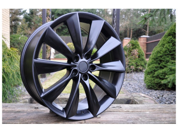 Jantes Look Tesla Model S 21x8.5 5X120 ET 40 64.1 (Preto Metade Matte)