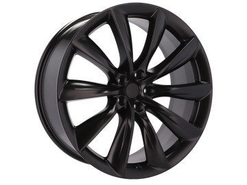 Jantes Look Tesla Model X Turbine 22x10 5X120 ET 35 64.1 (Preto) 