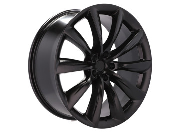 Jantes Look Tesla Model X Turbine 22x10 5X120 ET 35 64.1 (Preto) 