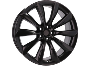 Jantes Look Tesla Model S 22x9 5X120 ET 35 64.1 (Preto Metade Matte) 