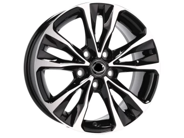 Jantes Look Toyota Corolla XRS 16x6.5 5X114.3 ET 40 60.1 (Preto Polido)