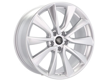 Jantes Look Tesla Model S 20x8.5 5X114.3 ET 35 64.1 (Prata Brilhante)