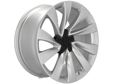 Jantes Look Tesla Model Y 20x9.5 5X114.3 ET 45 64.1 (Prata Brilhante)