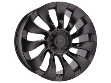 Jantes Look Tesla Modelo Y 21x10.5 5X114.3 ET 48 64.1 (Preto Metade Matte)