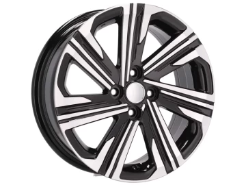 Jantes Look Toyota Yaris 15x5.5 4X100 ET 45 54.1 (Preto Polido)