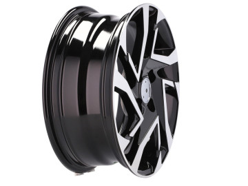 Jantes Look Toyota Aygo 15x6 4X100 ET 40 54.1 Preto Polido