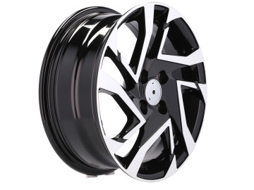 Jantes Look Toyota Aygo 15x6 4X100 ET 40 54.1 Preto Polido