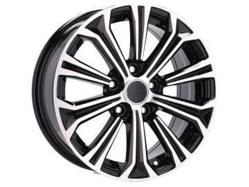 Jantes Look Toyota Corolla Altis 16x6.5 5X100 ET 39 54.1 (Preto Polido)