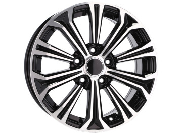 Jantes Look Toyota Corolla Altis 16x6.5 5X100 ET 39 54.1 (Preto Polido)