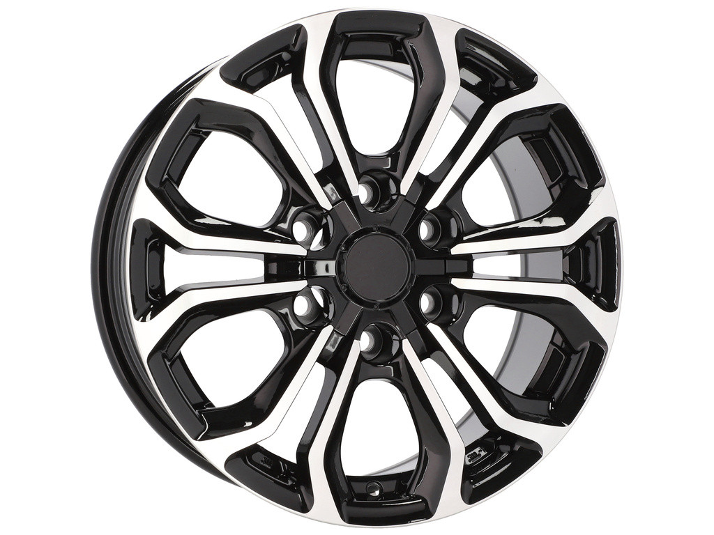 Jantes Look Toyota 17x7.5 6X139.7 ET 25 110.1 (Preto Polido)