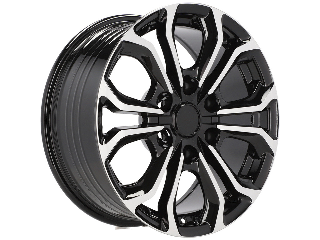 Jantes Look Toyota 17x7.5 6X139.7 ET 25 110.1 (Preto Polido)