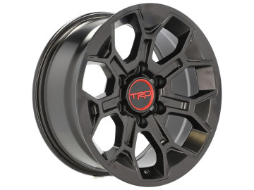 Jantes Look Toyota 17x8 6X139.7 ET 5 106.1 (Preto Metade Matte)