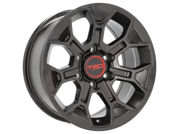Jantes Look Toyota 17x8 6X139.7 ET 5 106.1 (Preto Metade Matte)