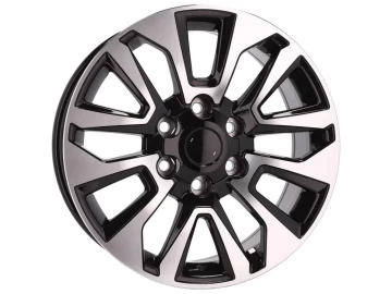 Jantes Look Toyota Hilux 20x8.5 6X139.7 ET 25 106.5 (Preto Polido)