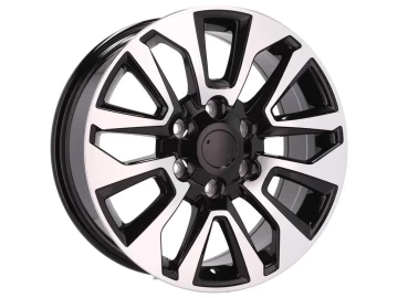 Jantes Look Toyota Hilux 20x8.5 6X139.7 ET 25 106.5 (Preto Polido)