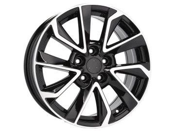 Jantes Look Toyota Avensis 17x7 5X100 ET 40 54.1 (Preto Polido)