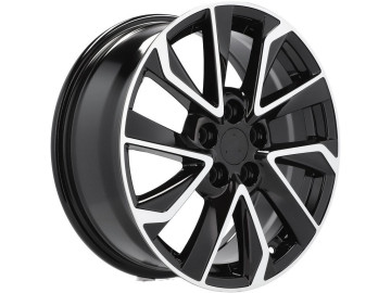 Jantes Look Toyota Avensis 17x7.5 5X100 ET 40 54.1 (Preto Polido)