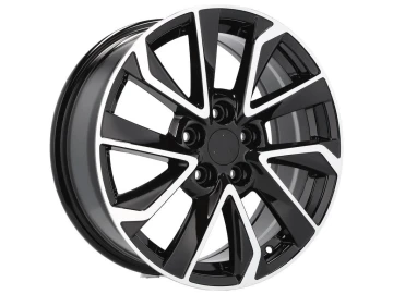 Jantes Look Toyota Avensis 17x7.5 5X100 ET 40 54.1 (Preto Polido)