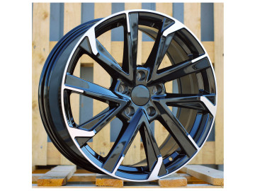 Jantes Look Toyota Avensis 18x7.5 5X114.3 ET 40 60.1 (Preto Polido)