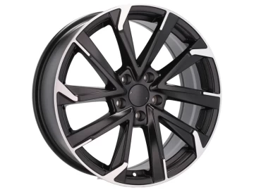 Jantes Look Toyota Avensis 18x7.5 5X114.3 ET 40 60.1 (Preto Polido Metade Matte)