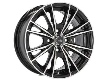 Jantes Look Toyota Aygo 14x6 4X100 ET 38 60.1 (Preto Polido)