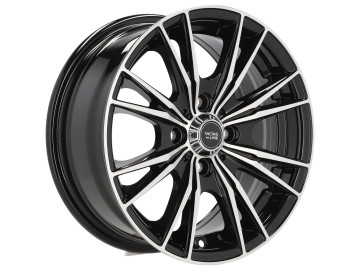 Jantes Look Toyota Aygo 14x6 4X100 ET 38 60.1 (Preto Polido)