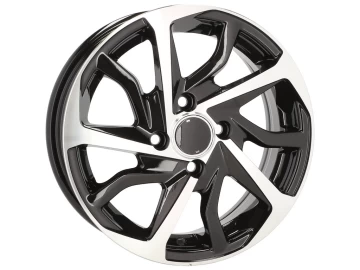 Jantes Look Toyota Aygo Yaris 14x5.5 4X100 ET 43 54.1 (Preto Polido)