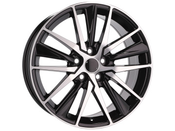 Jantes Look Toyota Camry 17x7 5X100 ET 40 54.1 (Preto Polido)