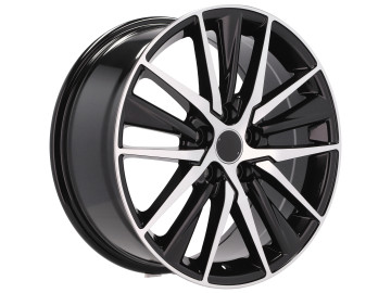 Jantes Look Toyota Camry 17x7 5X100 ET 40 54.1 (Preto Polido)